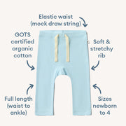 Baby Blue Organic Pants