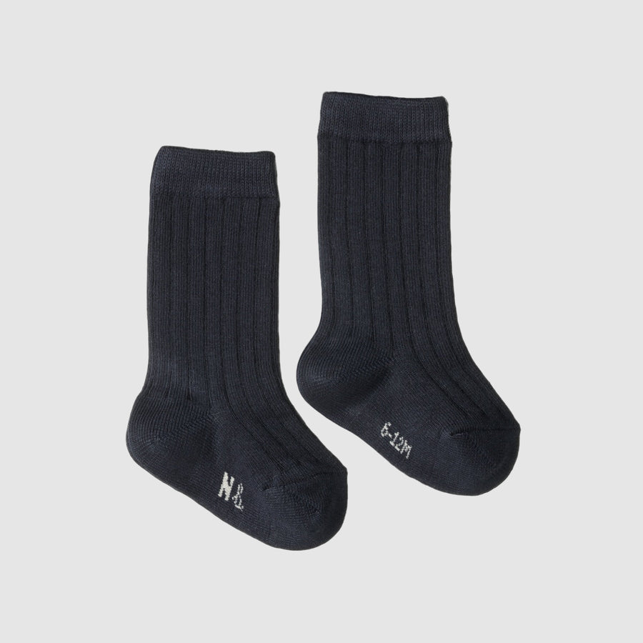 Organic Cotton Rib Socks