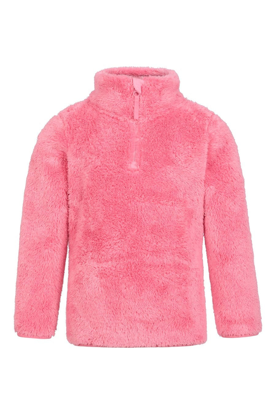 Cozy Quarter Zip Teddy - Pink