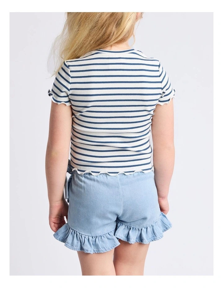 Hazel Skort-Blue
