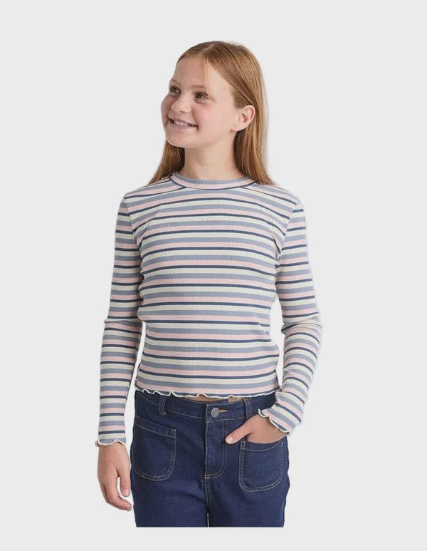 Annie Long Sleeve Rib Top