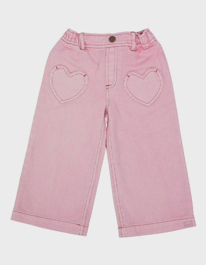 Heart Jeans Pink