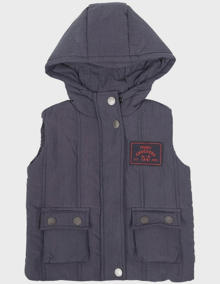 Academy Vest - Charcoal