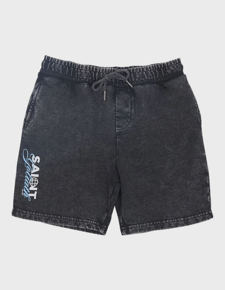 Global Shorts - Washed Black