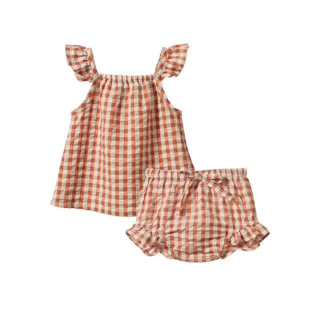 Petal Set - Dandelion Gingham
