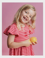 Betty Rib Dress - Pink