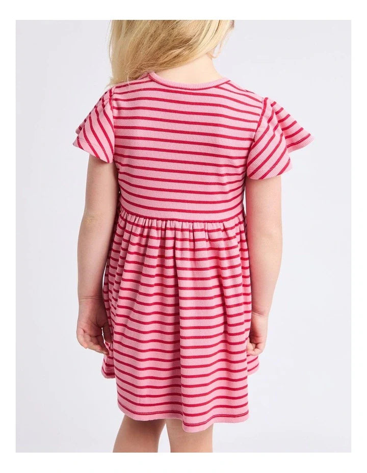 Betty Rib Dress - Pink