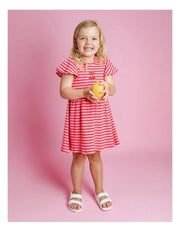 Betty Rib Dress - Pink