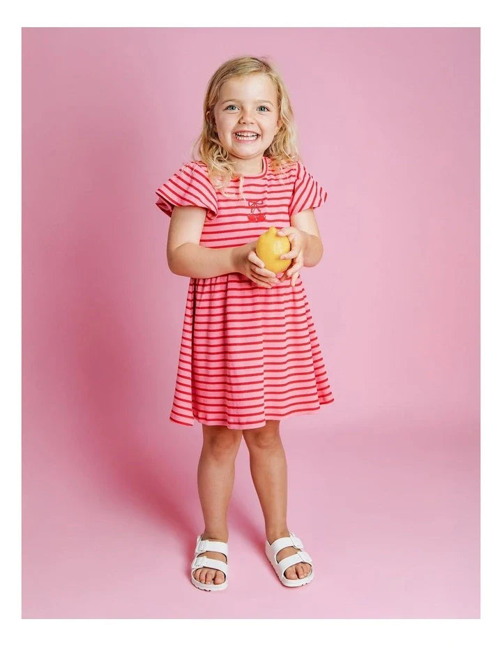 Betty Rib Dress - Pink