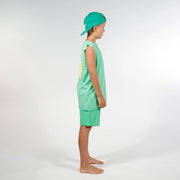 People of the Sun Muscle Tee - Green