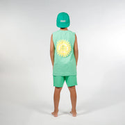 People of the Sun Muscle Tee - Green