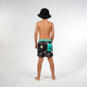 Ocean Board Shorts - Black Green