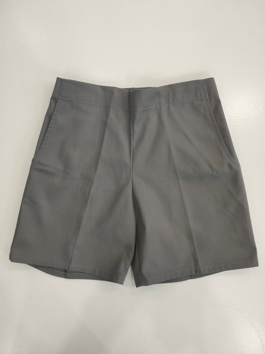 Boys Shorts-1/2 elastic - Grey