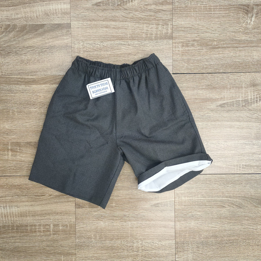 Winter Grey Shorts - Full Elastic