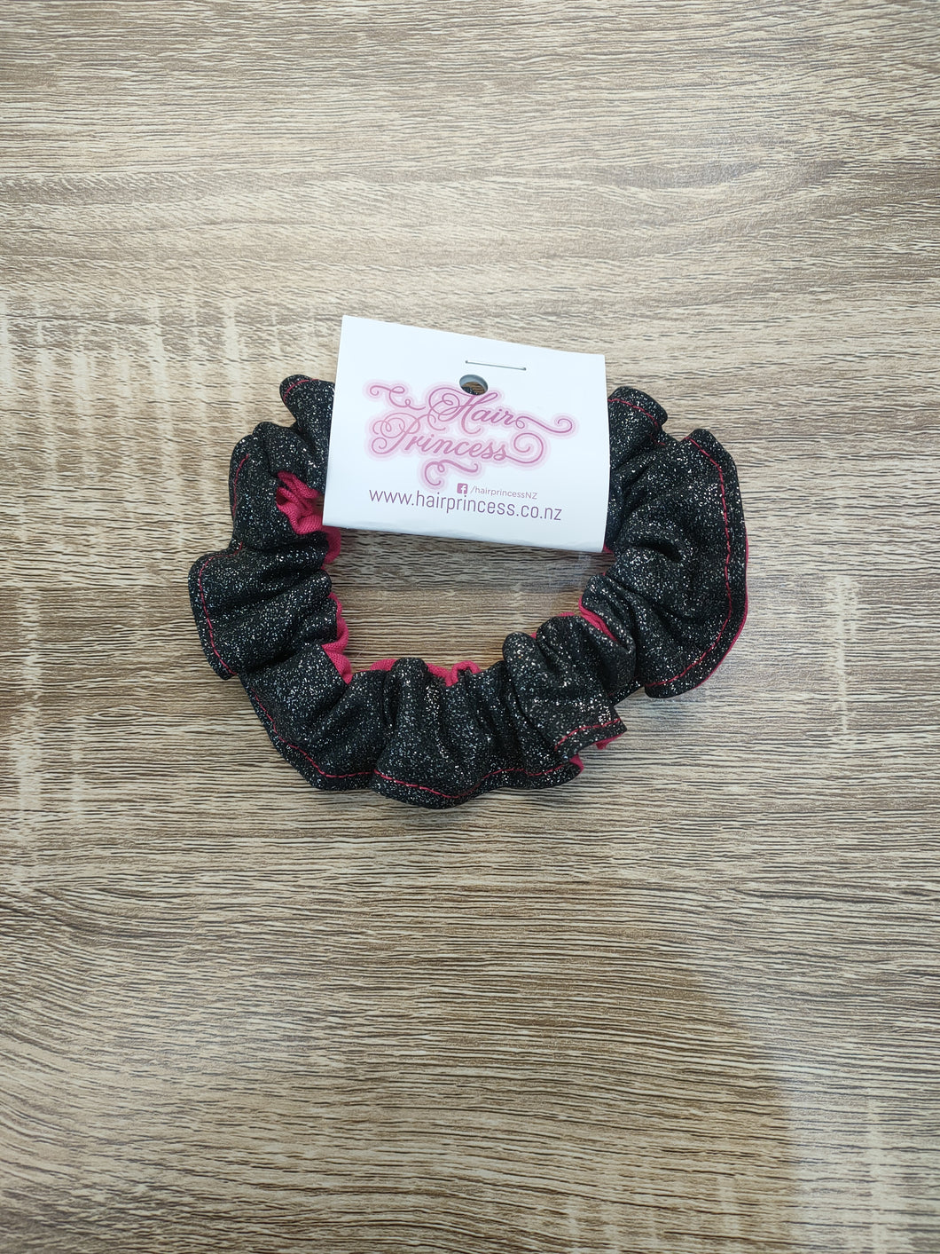 Hair accessories - Scrunchie blk/pink