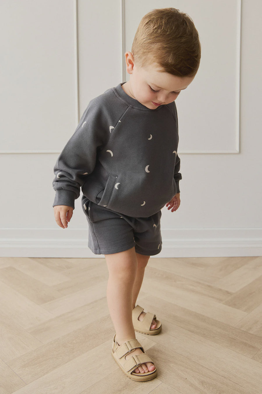 Henry Sweatshirt Crescent moon Icelandic