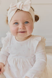 Organic Cotton Vivienne Playsuit - Pauline Pink