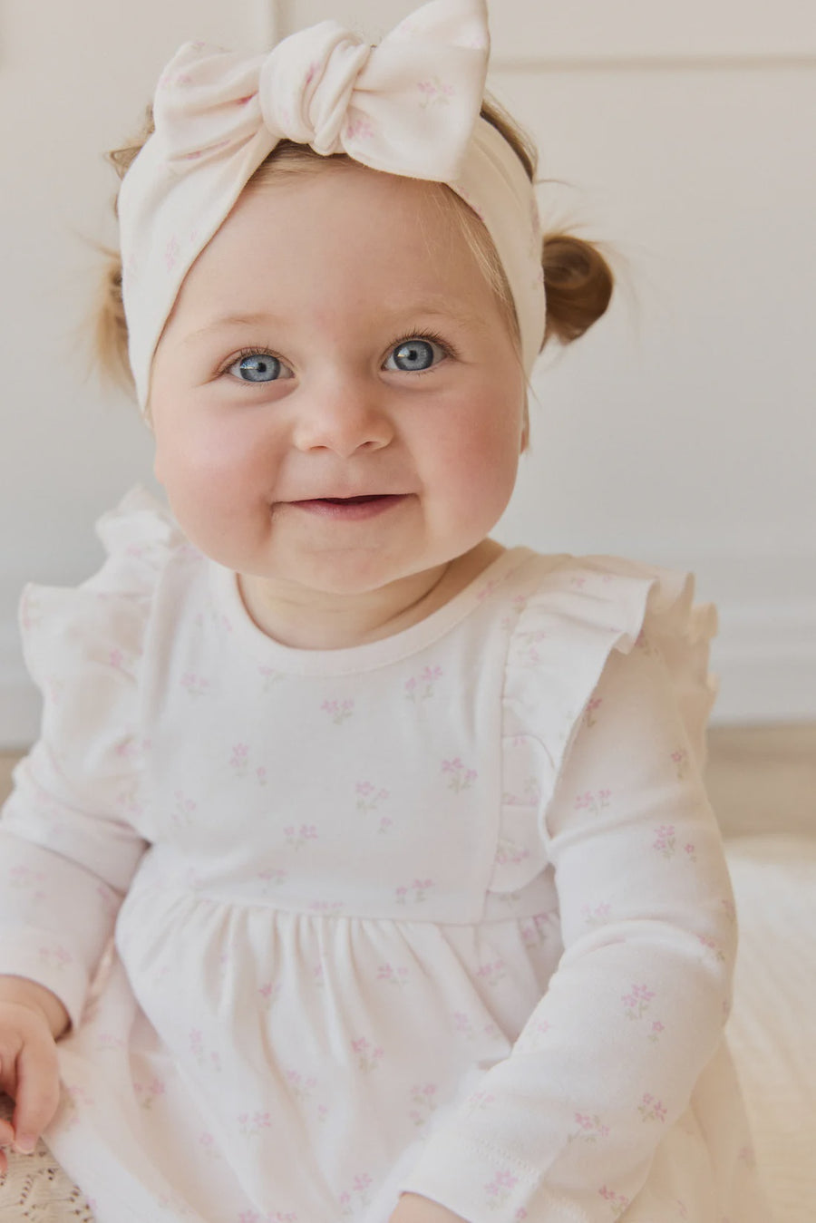 Organic Cotton Vivienne Playsuit - Pauline Pink