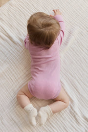 Dahlia- Organic Cotton Modal Long Sleeve Bodysuit