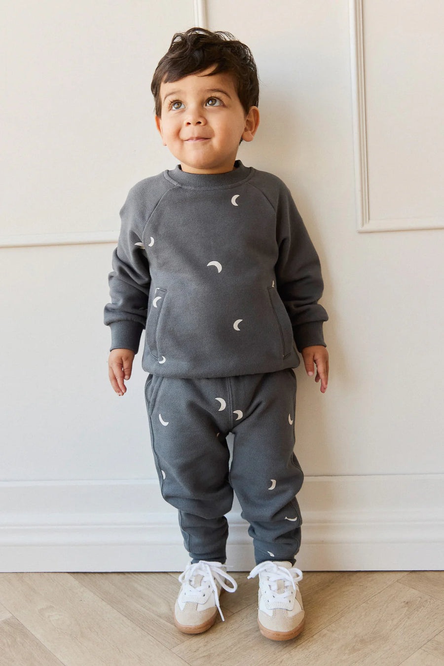 Organic Cotton Henry Sweatshirt - Crescent Moon Icelandic