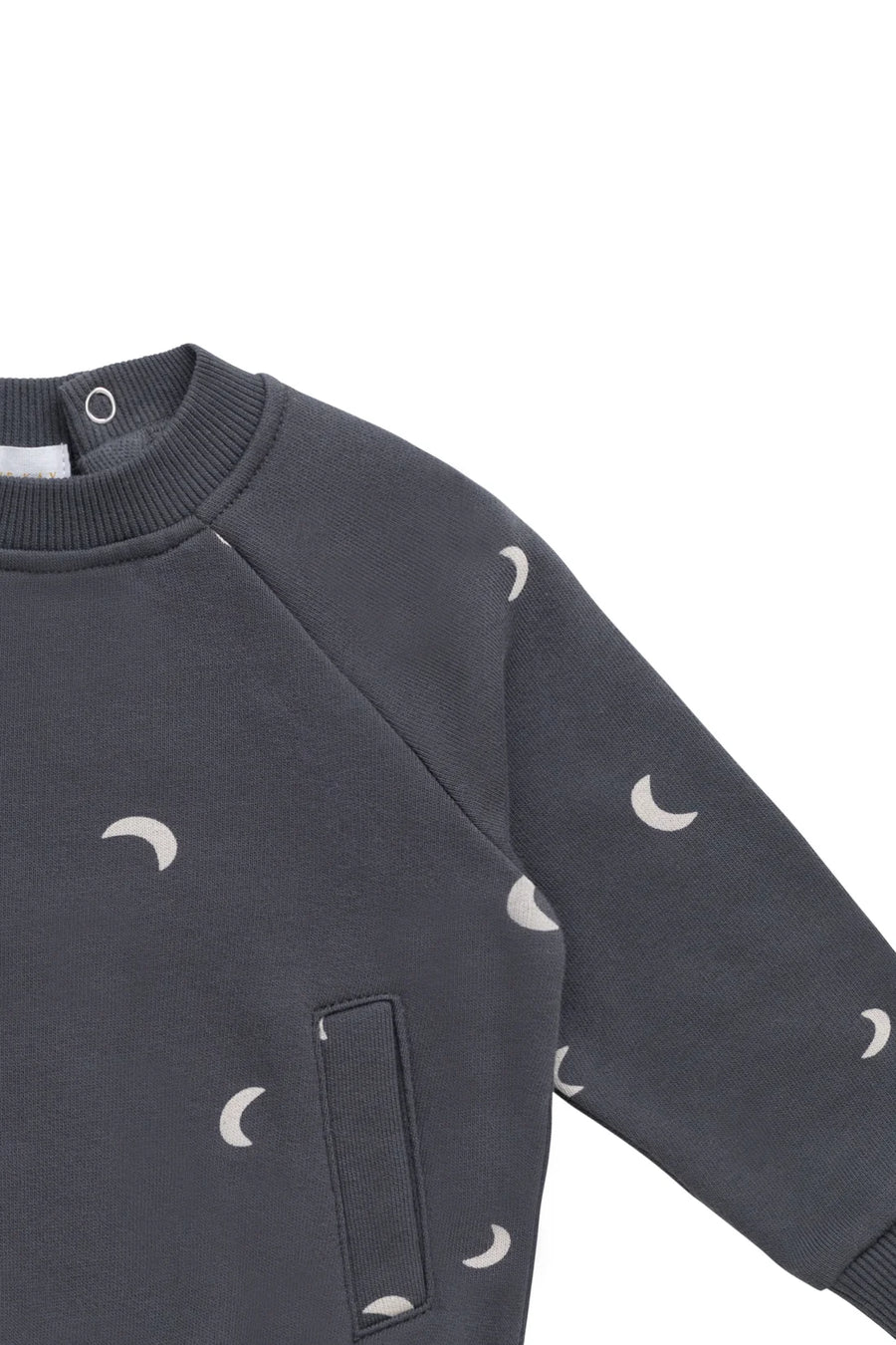 Organic Cotton Henry Sweatshirt - Crescent Moon Icelandic