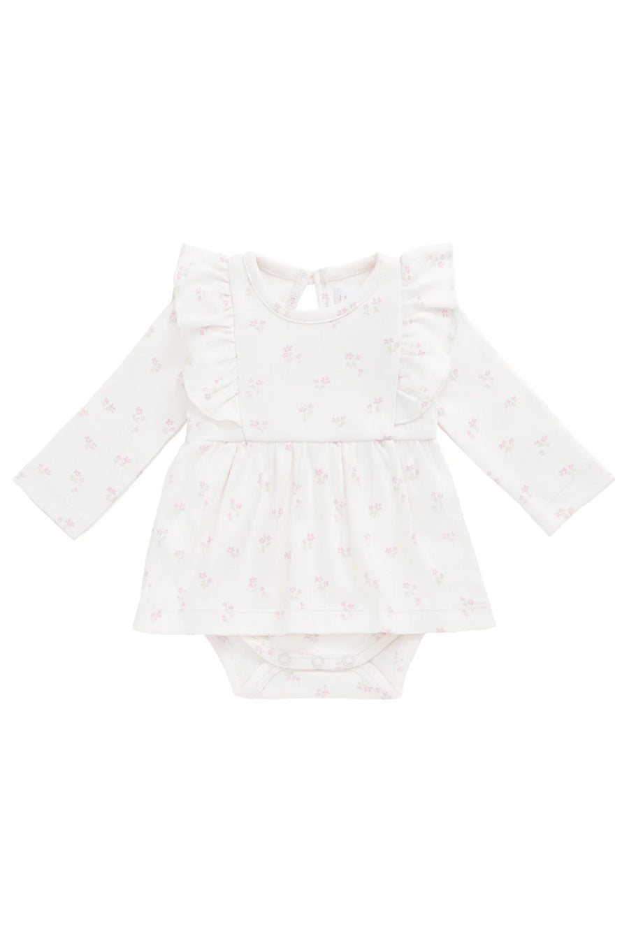 Organic Cotton Vivienne Playsuit - Pauline Pink