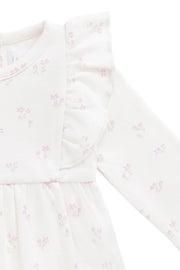 Organic Cotton Vivienne Playsuit - Pauline Pink