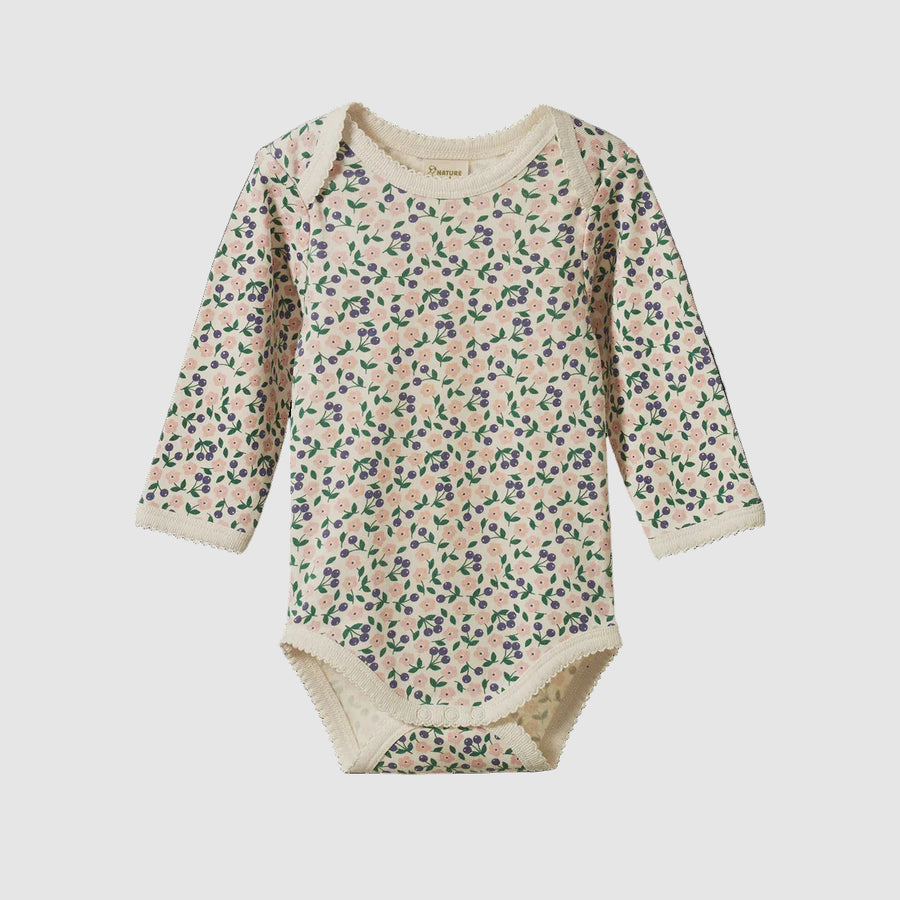 Long Sleeve Bodysuit Briarwood Print