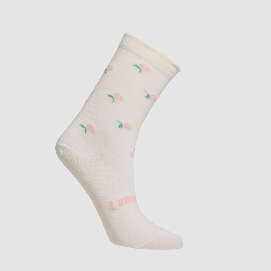Rosa - Merino Wool Crew Socks