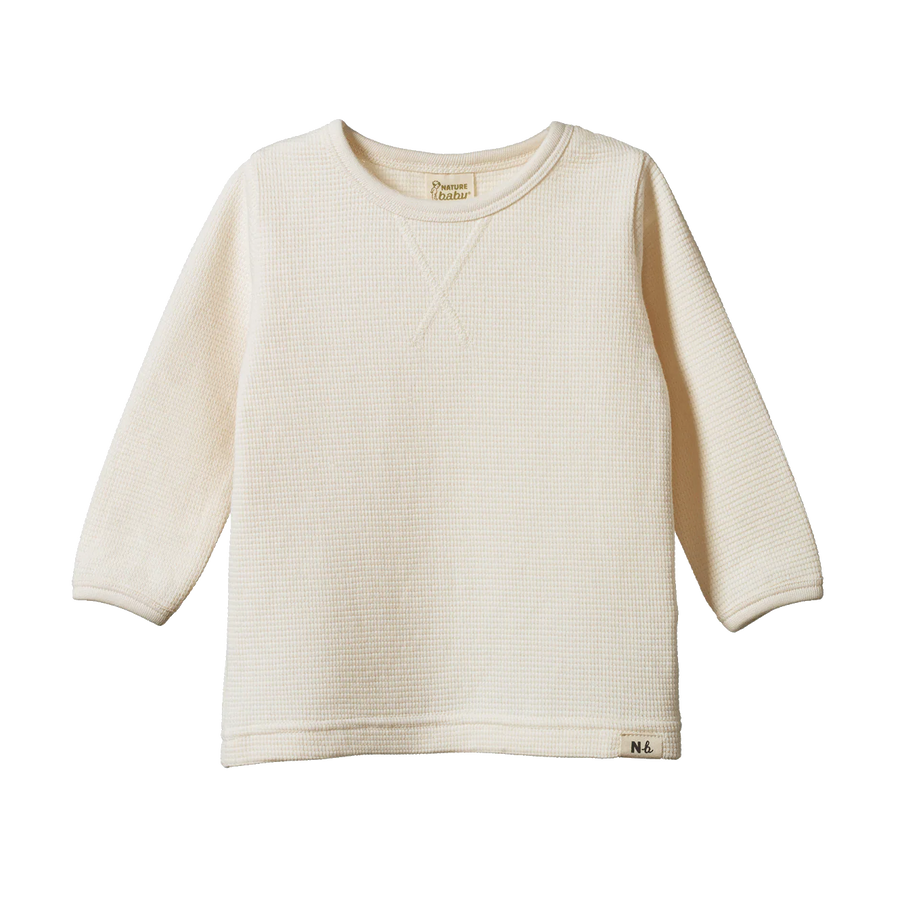 Waffle Tee - Natural