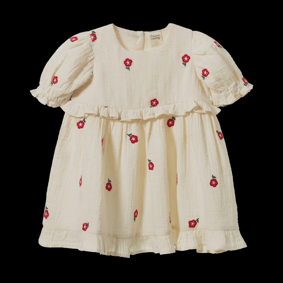 Valentina Dress - Red Flora