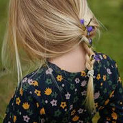 Long Sleeve Twirl Dress - Pollyanna Print
