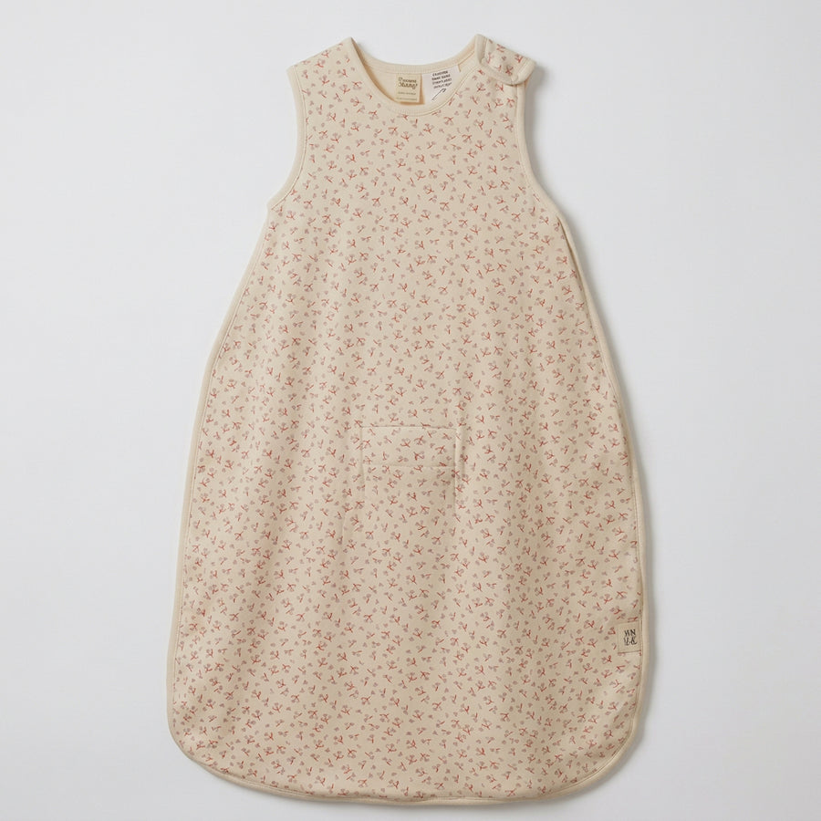 Organic Cotton Sleeping Bag - Dandelion Print - 3-12m