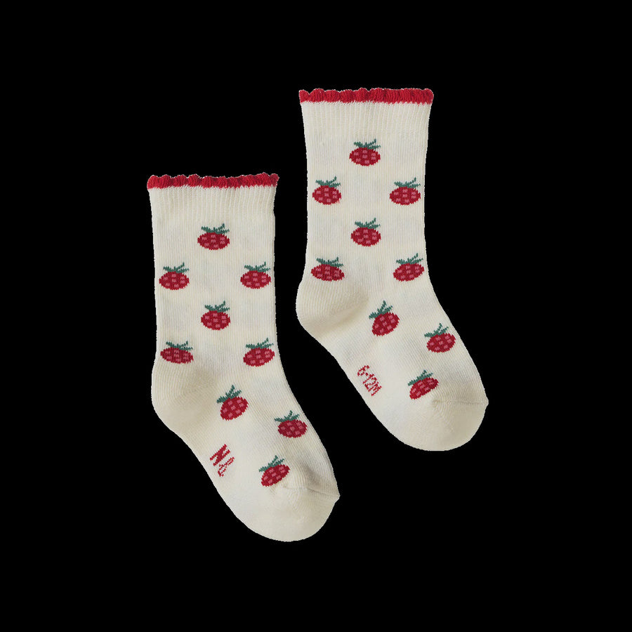 Organic Cotton Socks - Raspberries