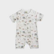 Short Sleeve Zip Suit