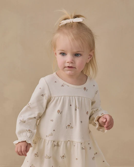 Quincy Mae Tiered Jersey Dress - Bunnies