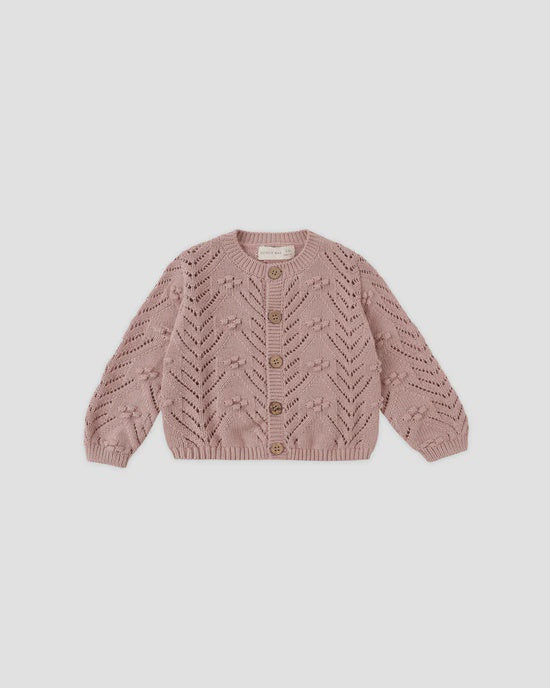 Knit Cardigan - Mauve