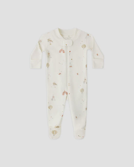 Zip Longsleeve Sleeper Footie Carnival