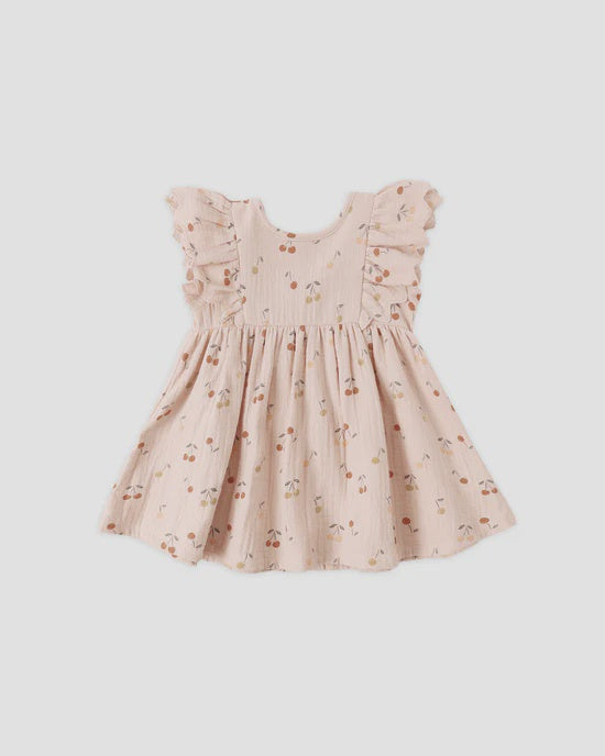 Alina Dress Cherries - Blush