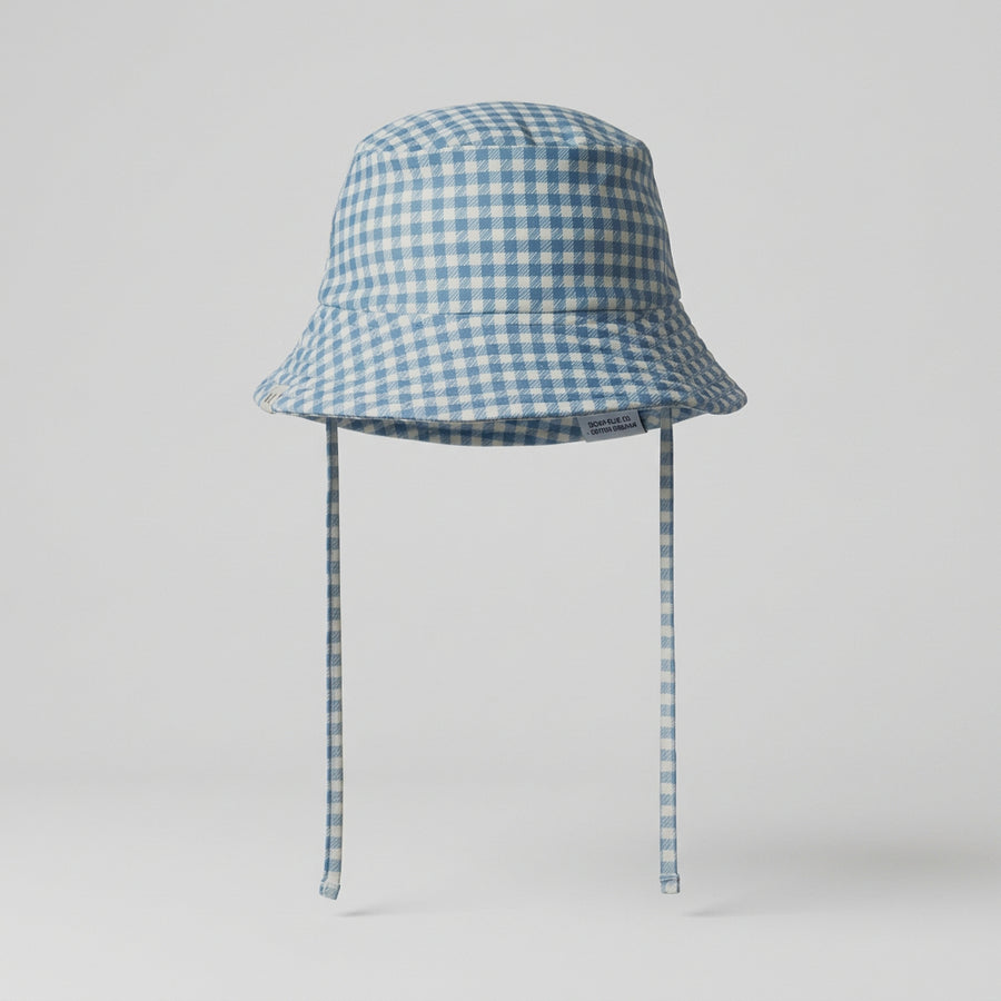 Splash Sunhat - Blue Gingham