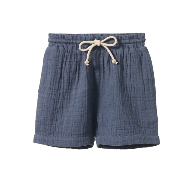 James shorts Muslin - Vintage Indigo