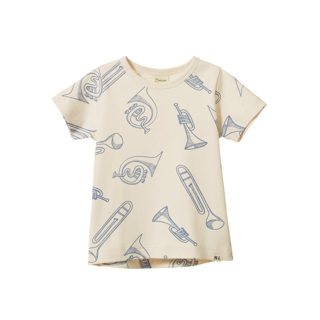 River Tee - Jazz Natural Print