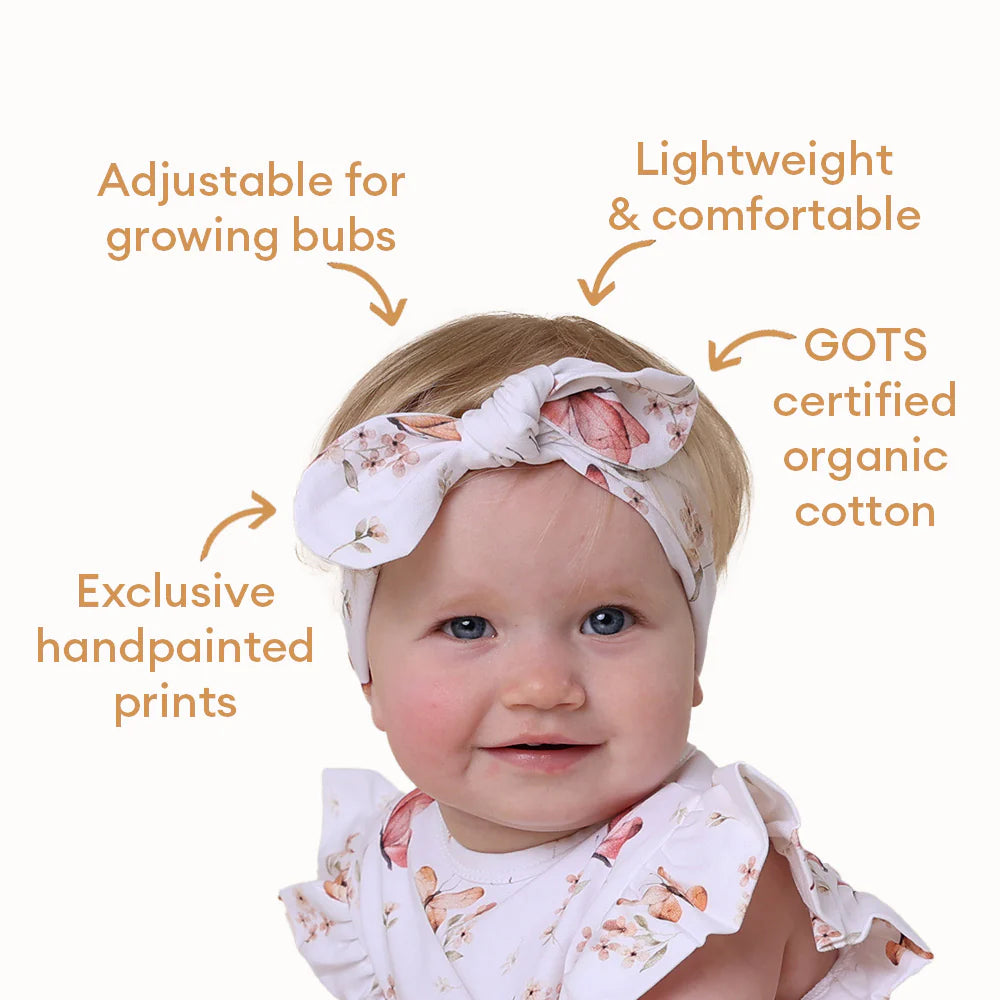 Butterfly organic topknot