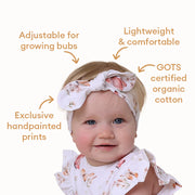 Butterfly organic topknot