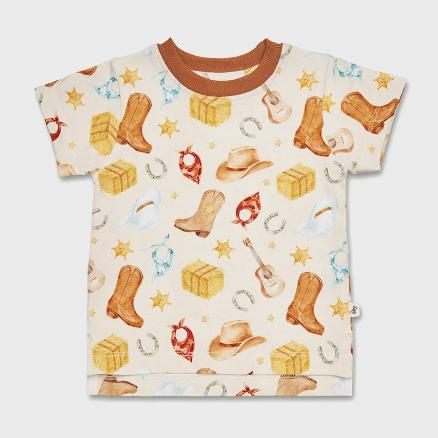 Cowboy Organic Short Sleeve Top