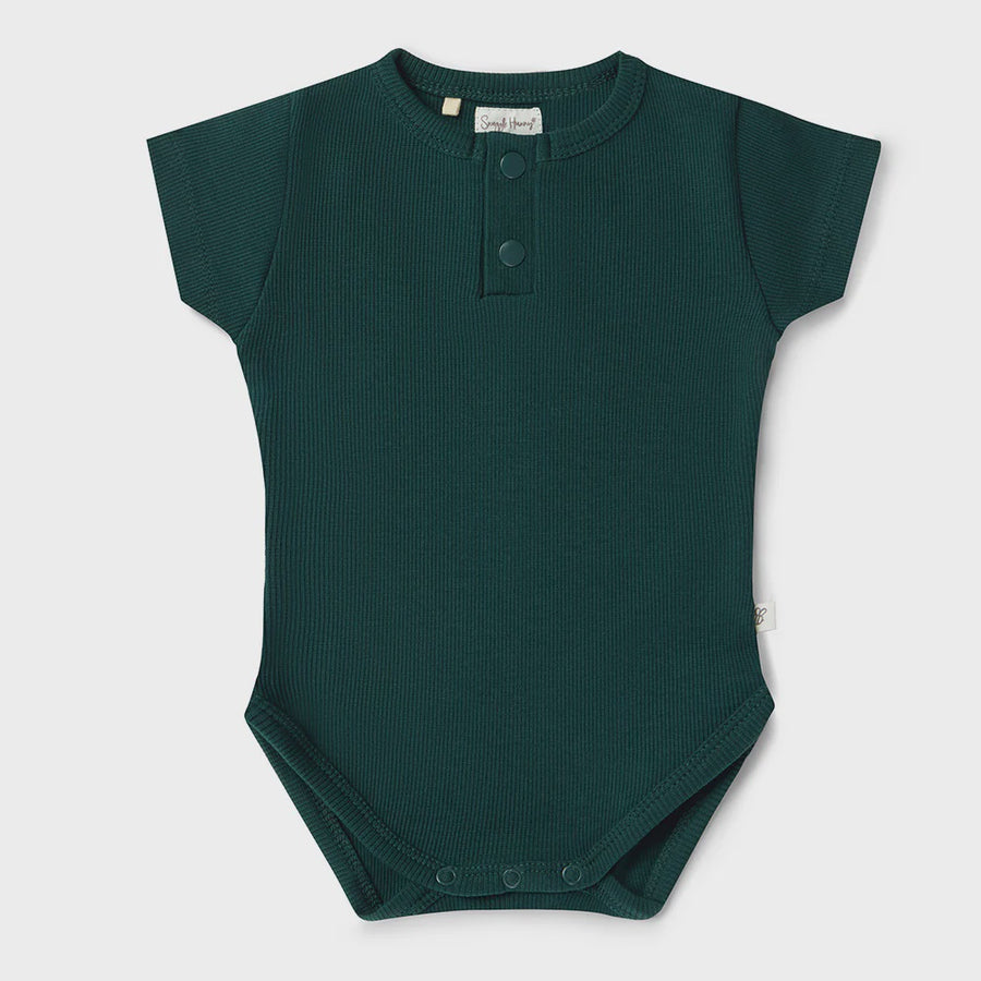 Emerald Long Sleeve Organic Bodysuit