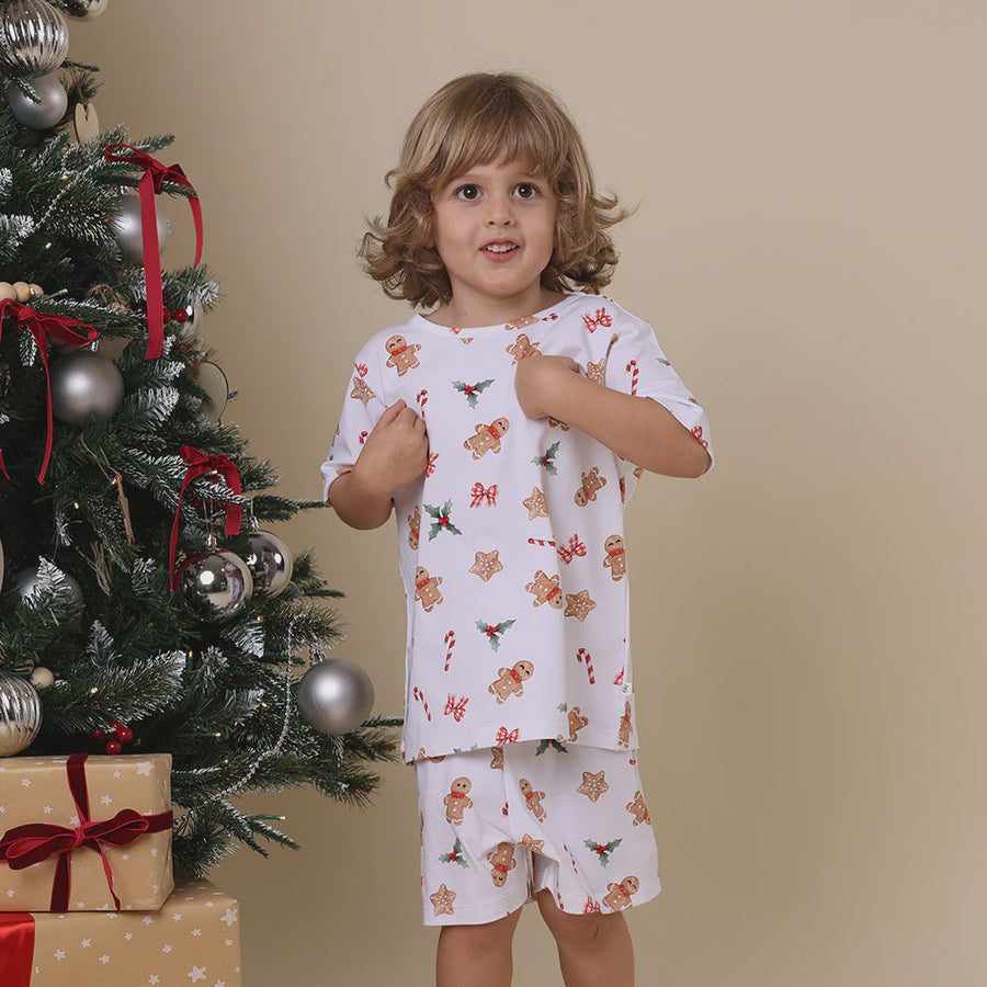 Gingerbread Organic Kids Pj Set