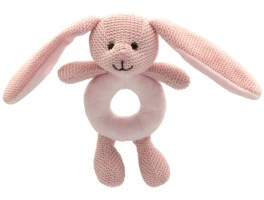 Rabbit Baby Rattle 15cm