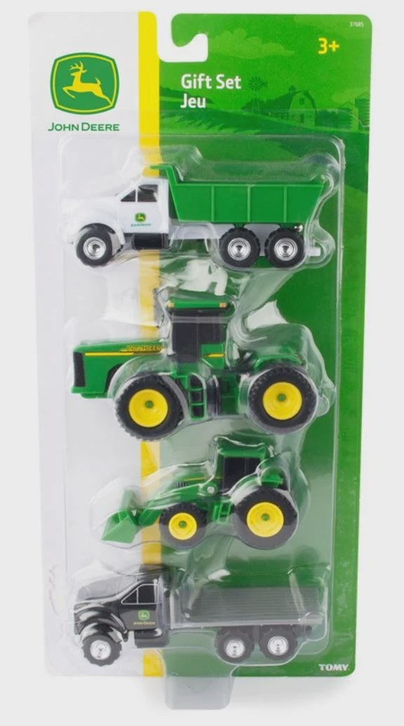 John Deere 4 Pce Vehicle Carded Set