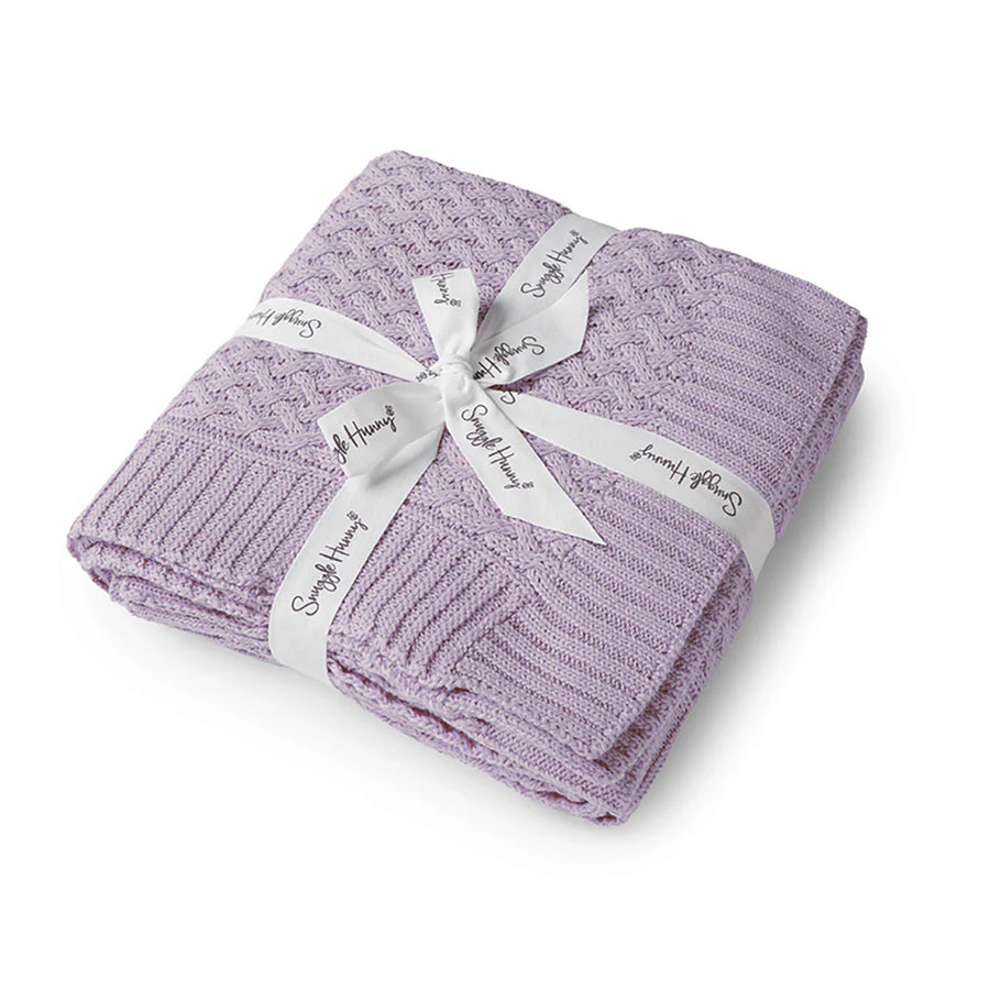 Diamond Knit Organic Baby Blanket